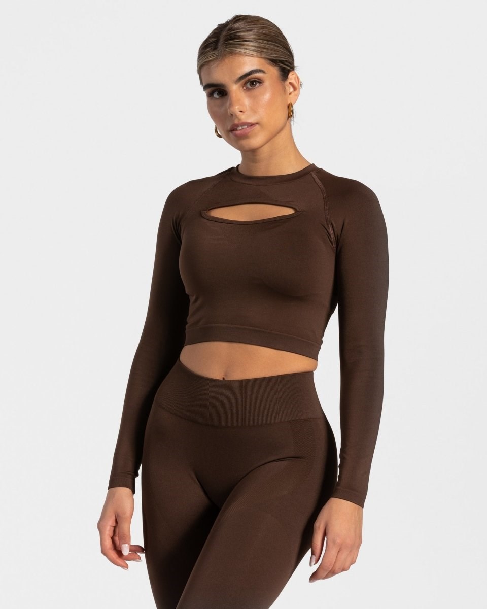 TEVEO Charming Scrunch Leggings Braun | 150463-IZV