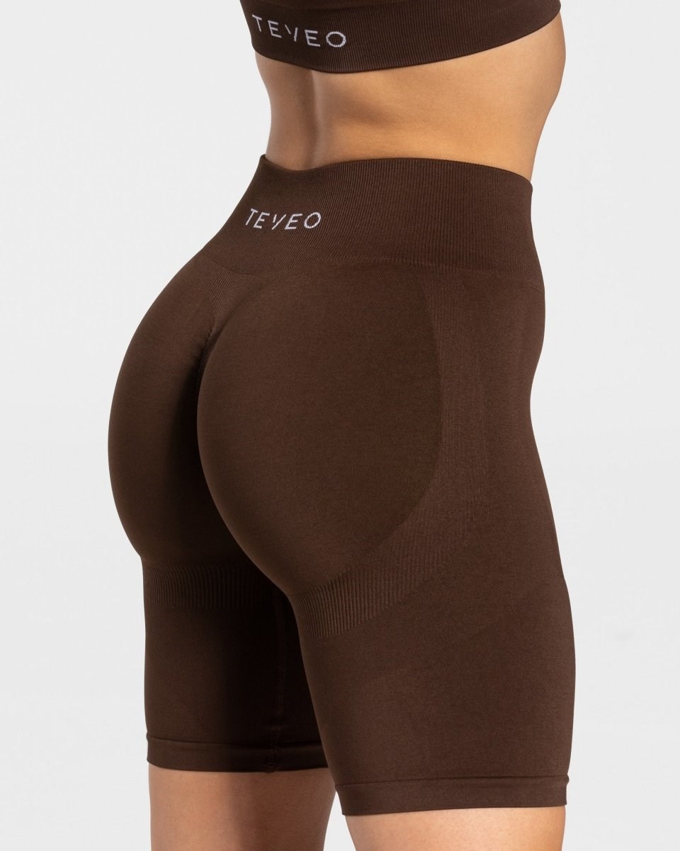 TEVEO Charming Scrunch Shorts Braun | 905263-QMW