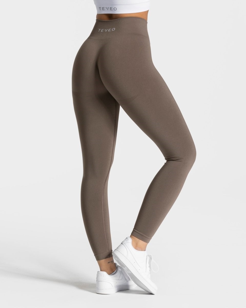 TEVEO Classy Leggings Taupe | 234597-CNX