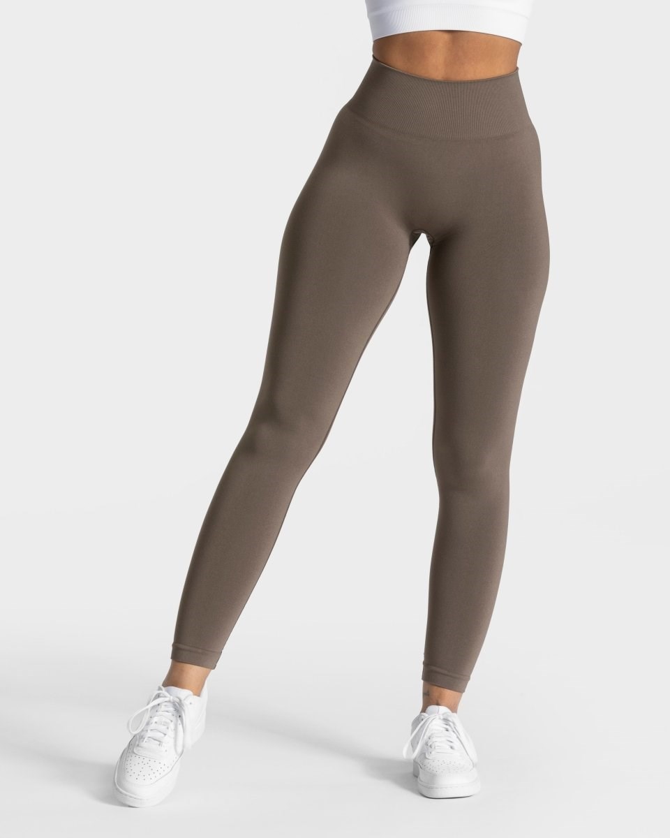 TEVEO Classy Leggings Taupe | 234597-CNX