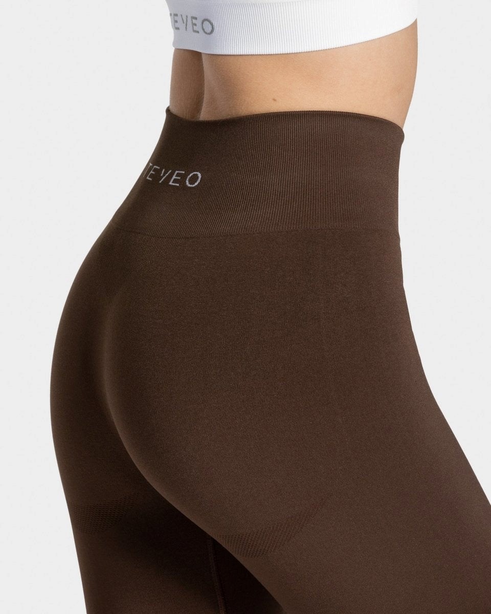 TEVEO Classy Leggings Tmavo Hnede | 943780-QYZ