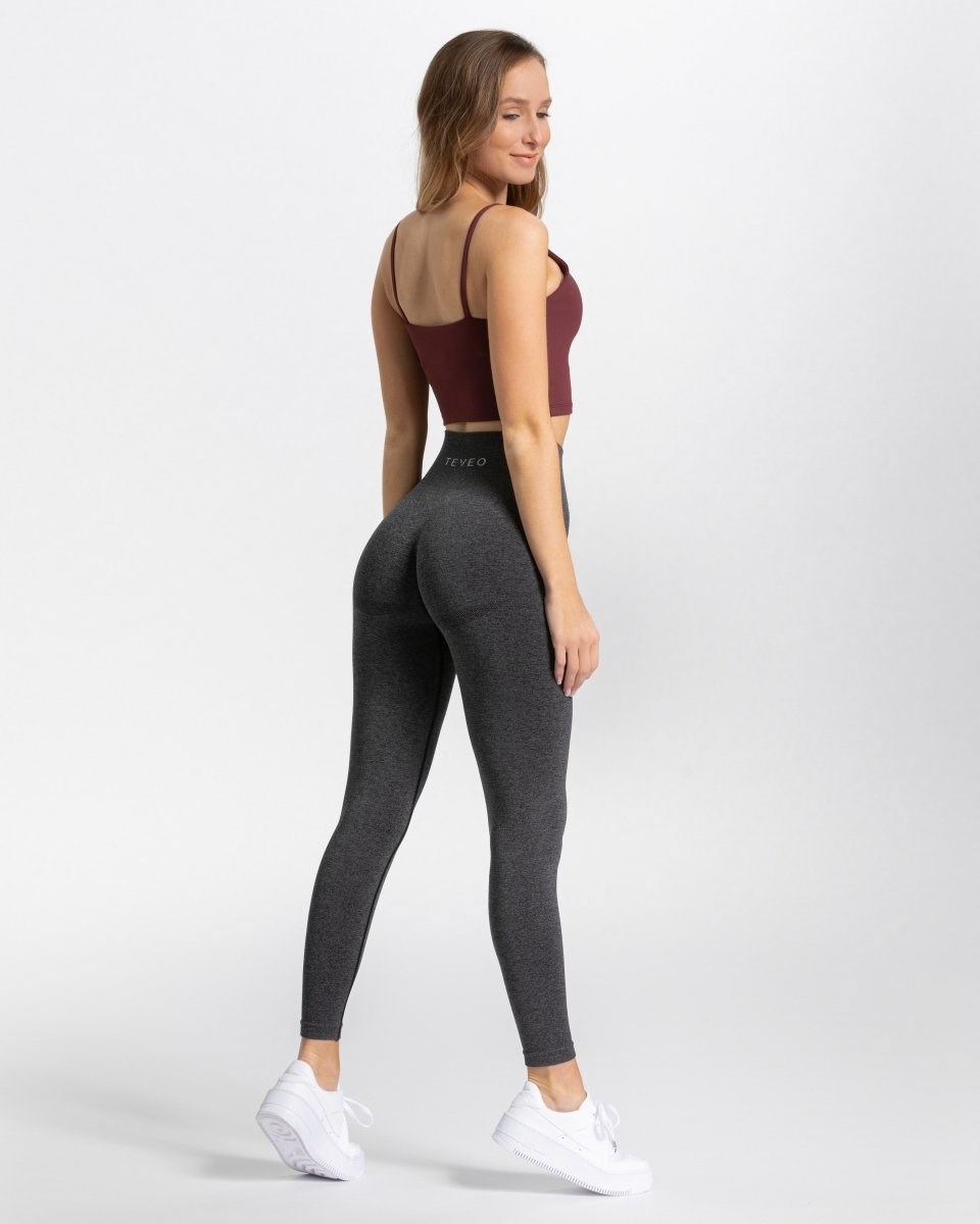 TEVEO Classy Leggings Tmavo Siva | 190628-QHI