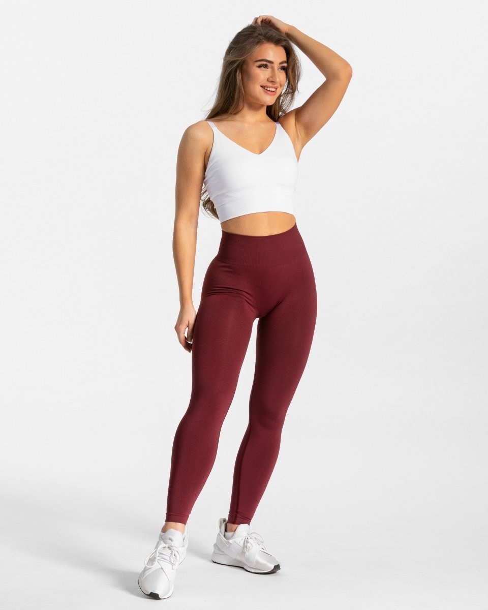 TEVEO Classy Leggings Červené | 501642-WOB