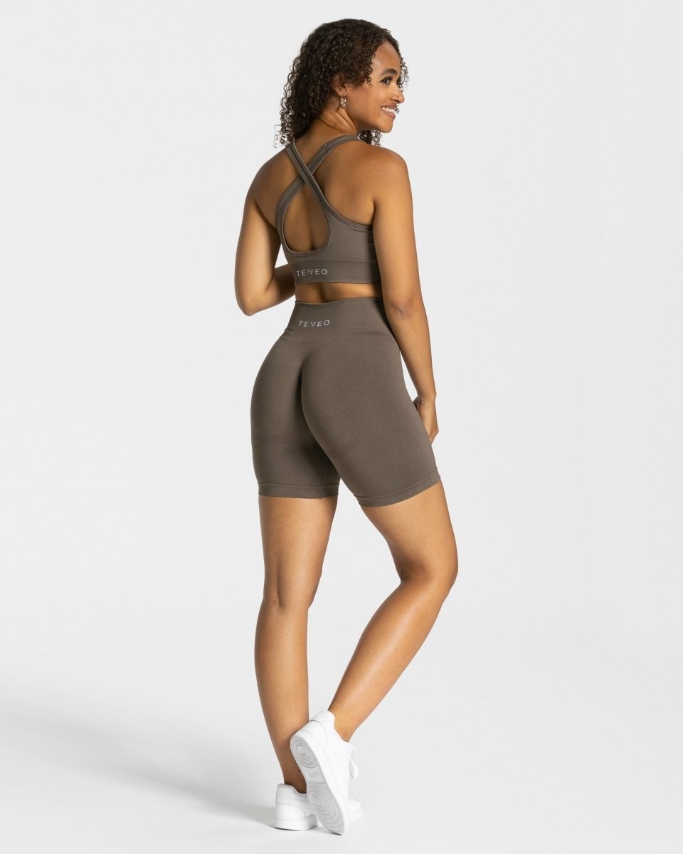 TEVEO Classy Shorts Taupe | 027439-QYH