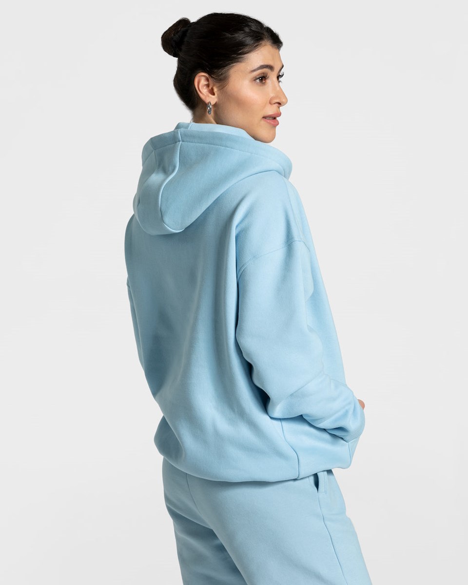 TEVEO College Oversized Hoodie Modre | 742958-KFH