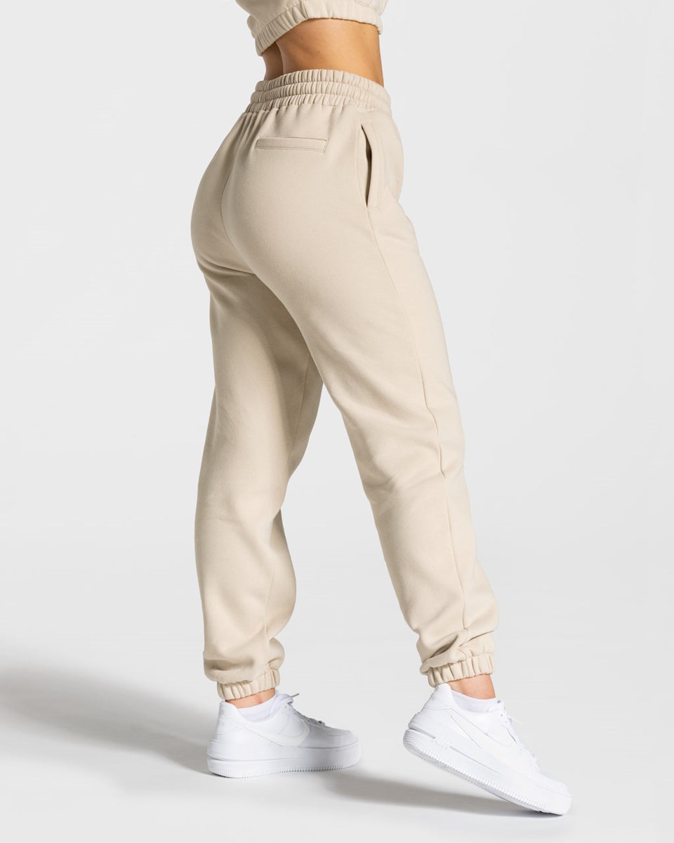 TEVEO College Oversized Jogger Béžové | 978145-FJI