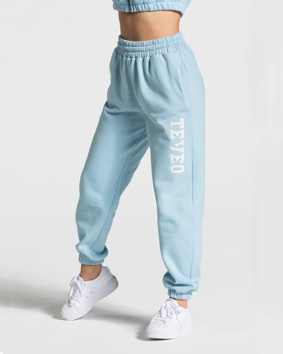 TEVEO College Oversized Jogger Modre | 721980-DQW