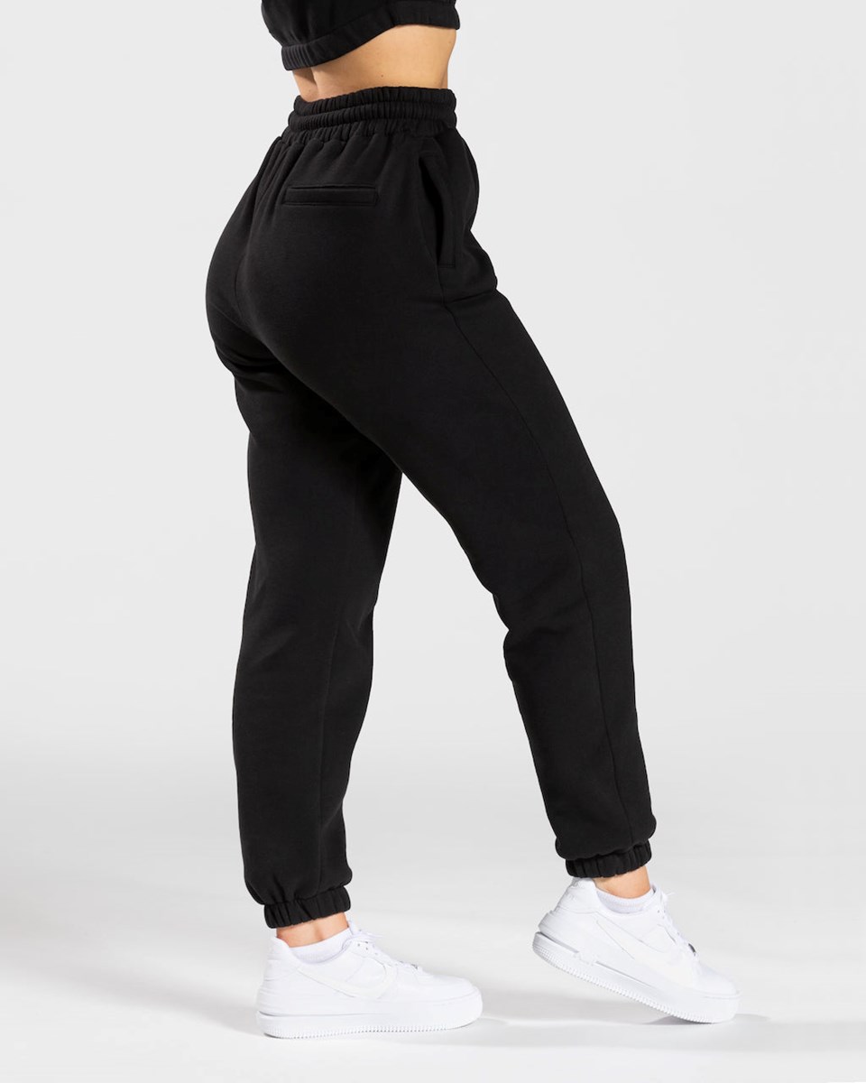 TEVEO College Oversized Jogger Čierne | 439752-YXU