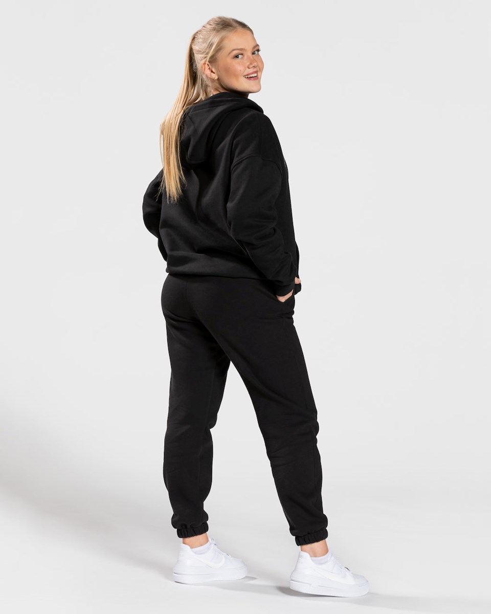 TEVEO College Oversized Jogger Čierne | 439752-YXU