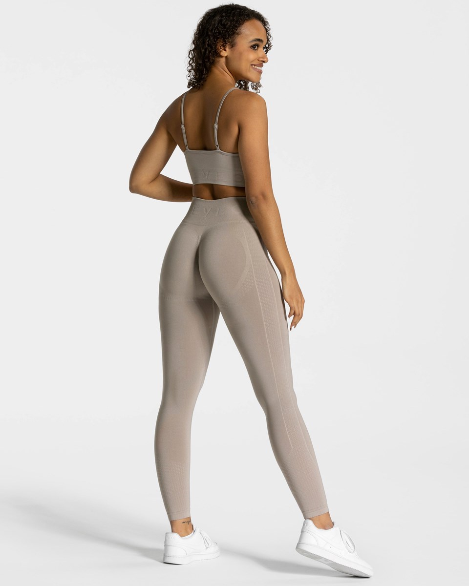 TEVEO Focus Scrunch Leggings Dust | 289504-JSC