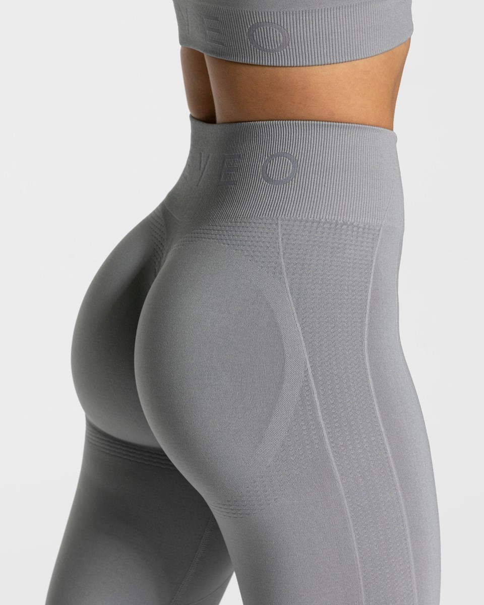 TEVEO Focus Scrunch Leggings Gray | 037245-YVK