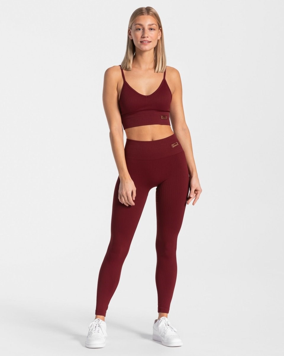 TEVEO Golden Leggings Bordeaux | 941253-IQM