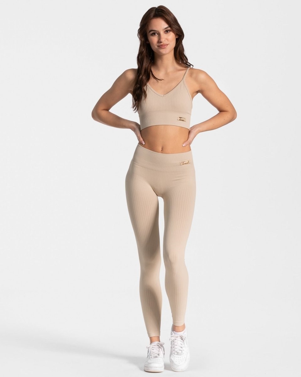 TEVEO Golden Leggings Béžové | 784910-WQG