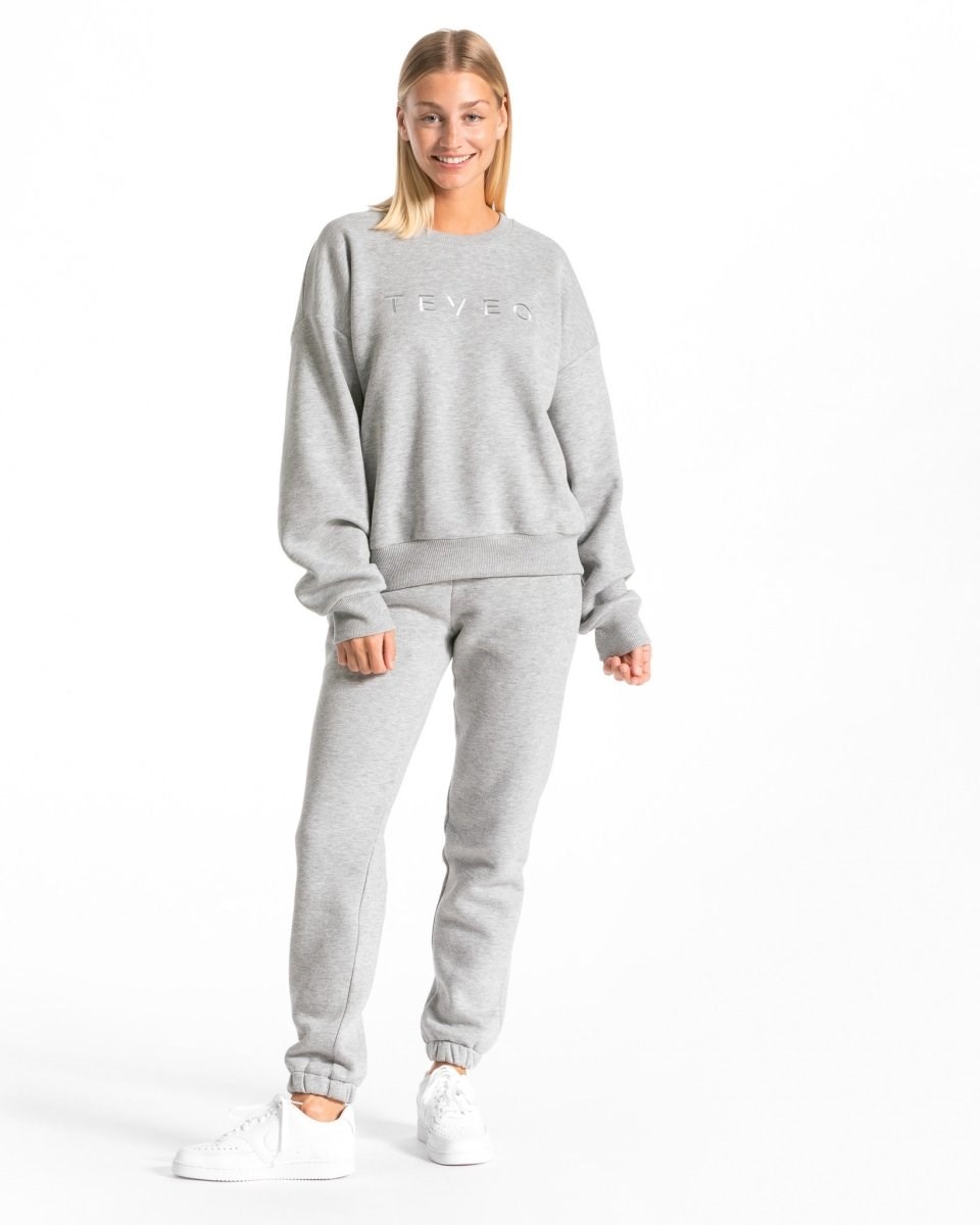 TEVEO Iconic Oversized Jogger Gray | 401657-DMI