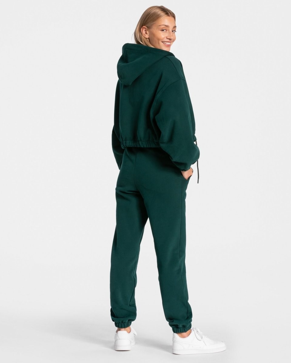 TEVEO Iconic Oversized Jogger Tmavo Zelene | 659314-SBJ