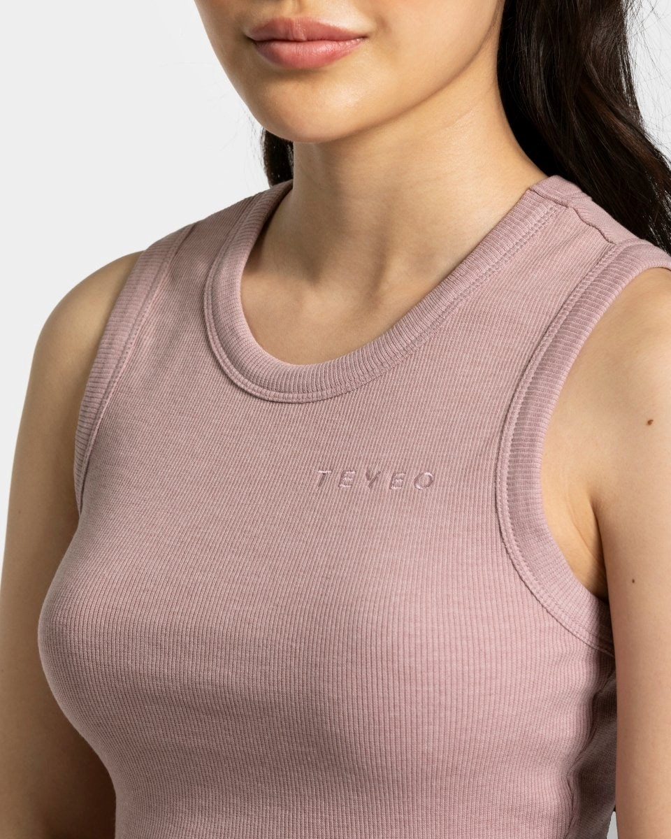 TEVEO Lounge Crop Top Ruzove | 853621-EZV