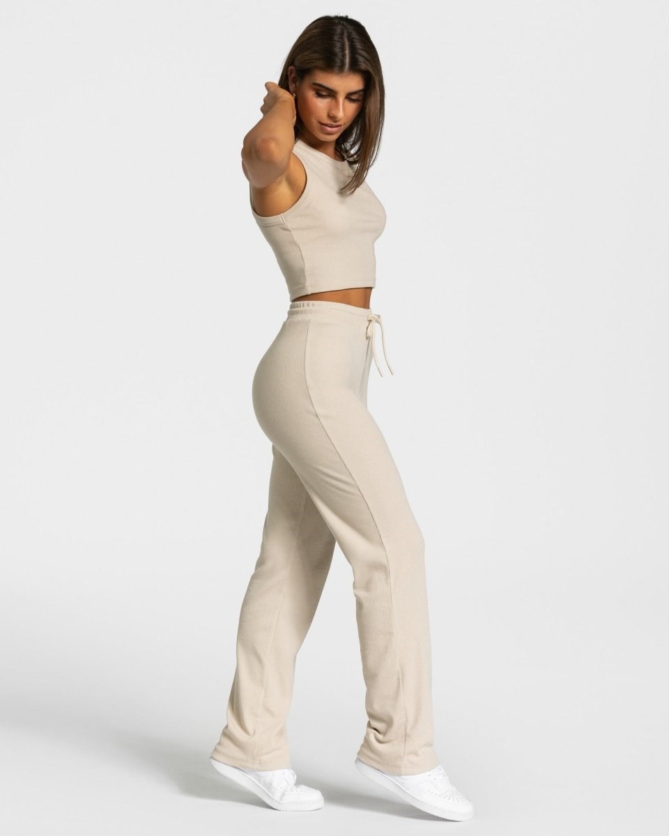 TEVEO Lounge Pants Béžové | 736059-ZJQ