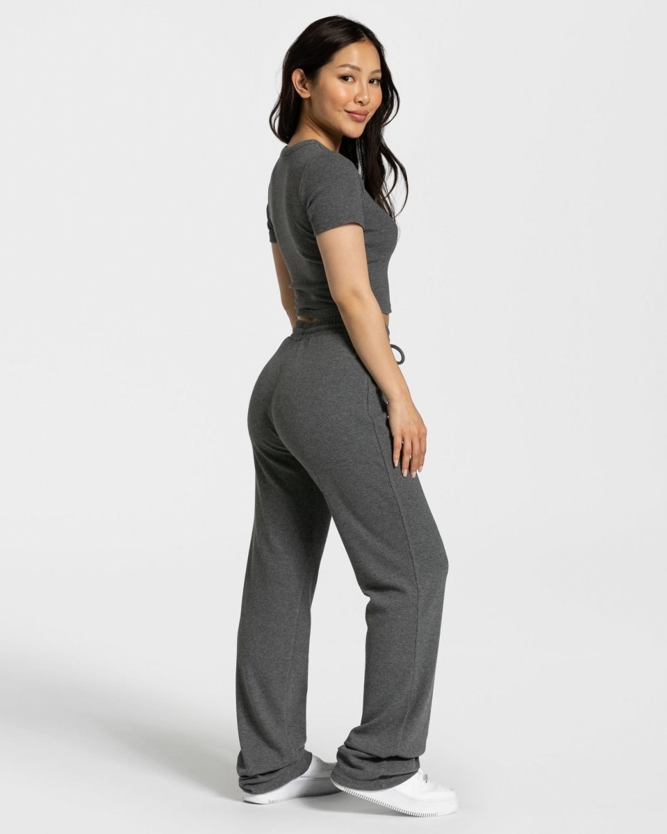 TEVEO Lounge Pants Tmavo Siva | 507629-ULI