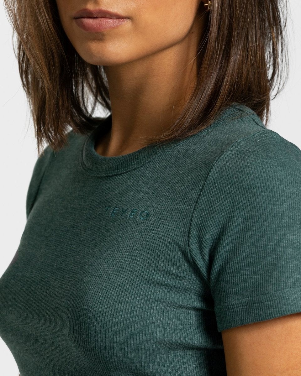 TEVEO Lounge T-Shirt Tmavo Zelene | 924538-CGF