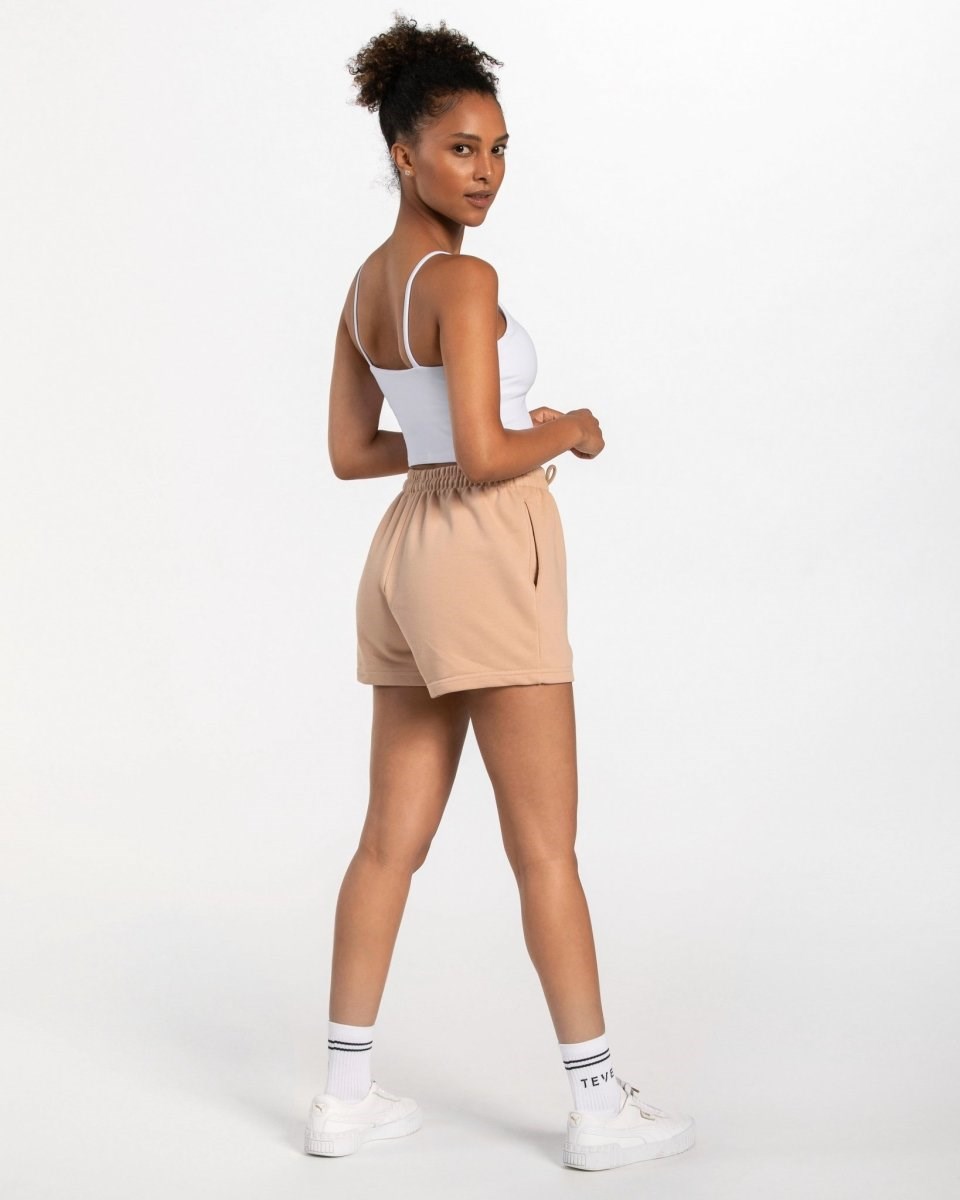 TEVEO Oversized Shorts Nude | 534270-PGW