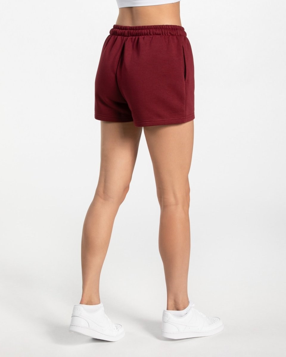 TEVEO Oversized Shorts Červené | 065948-QCW