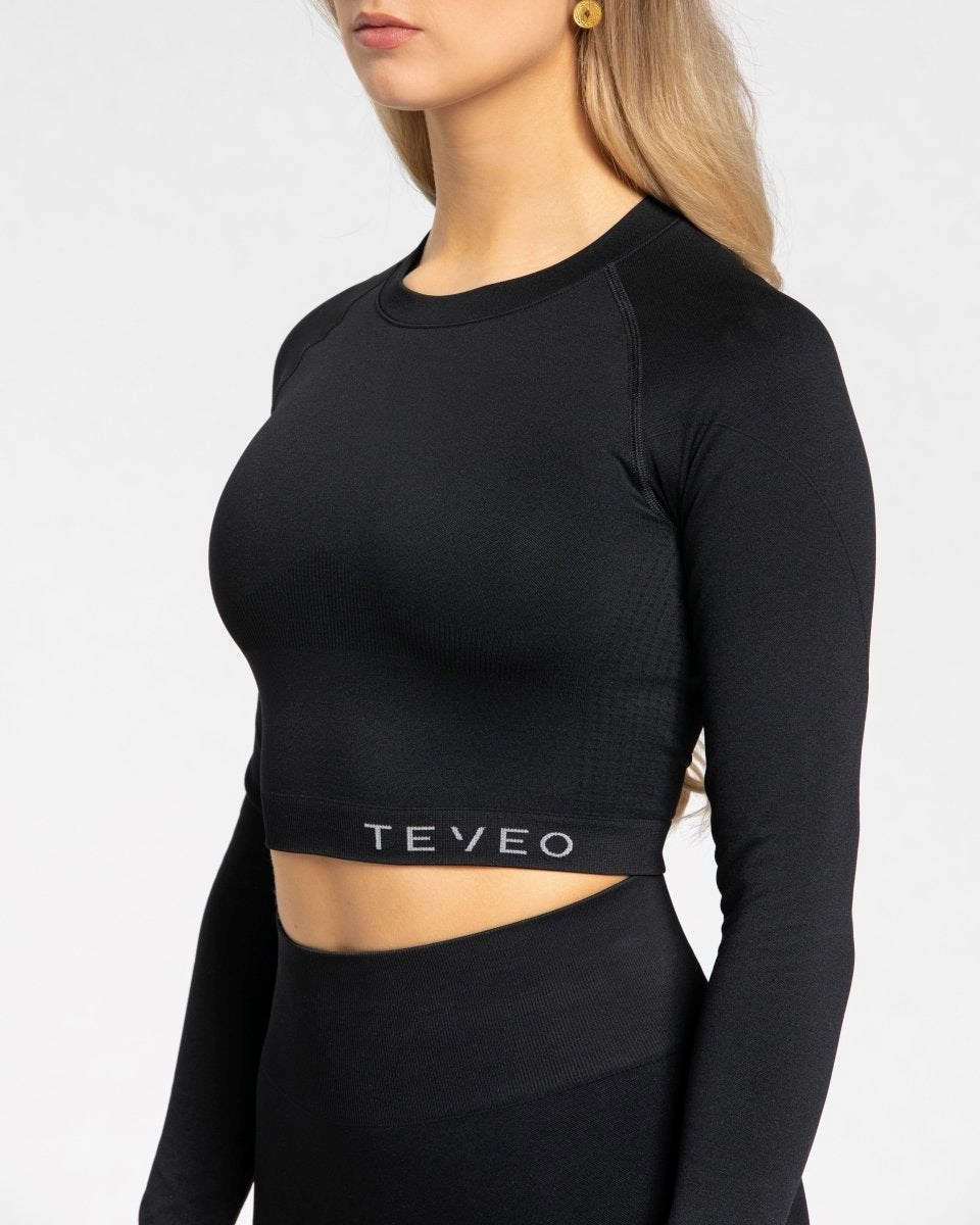TEVEO Power Longsleeve Čierne | 574916-WSF