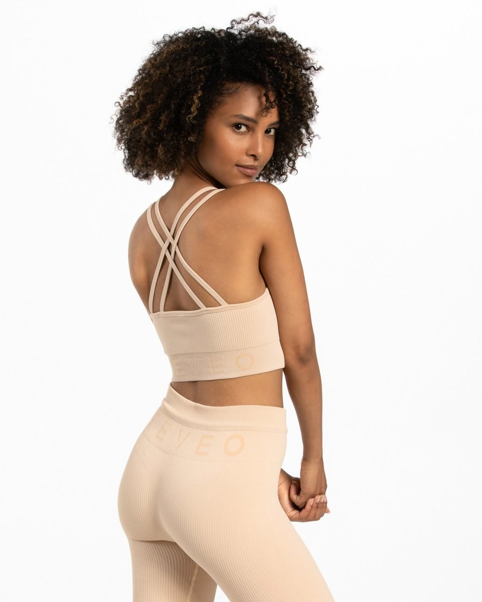 TEVEO Rebrovaný BH Nude | 675183-QBJ