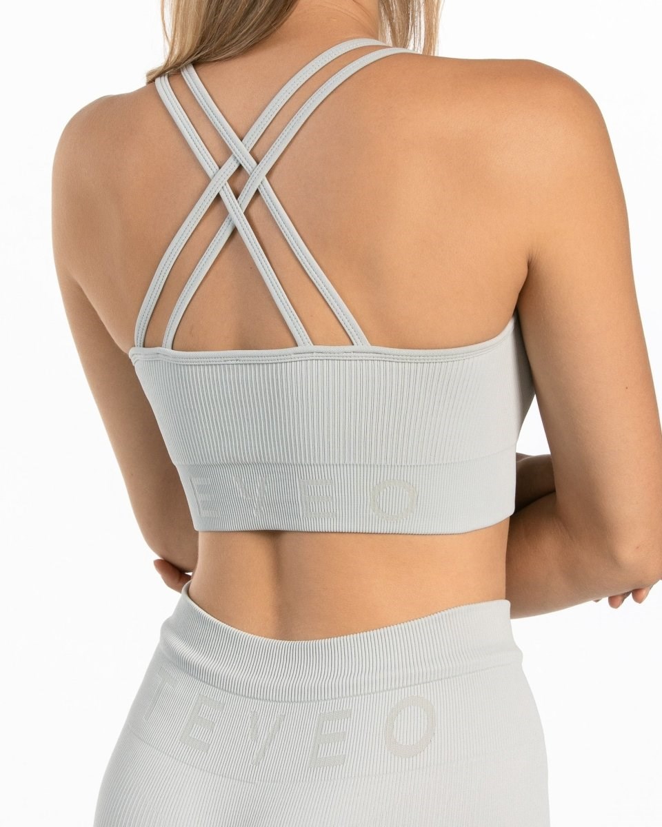 TEVEO Rebrovaný BH Svetlo Siva | 786034-OCW