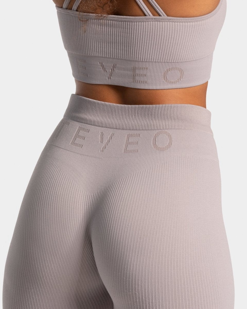 TEVEO Rebrovaný Leggings Stone | 410238-QSG