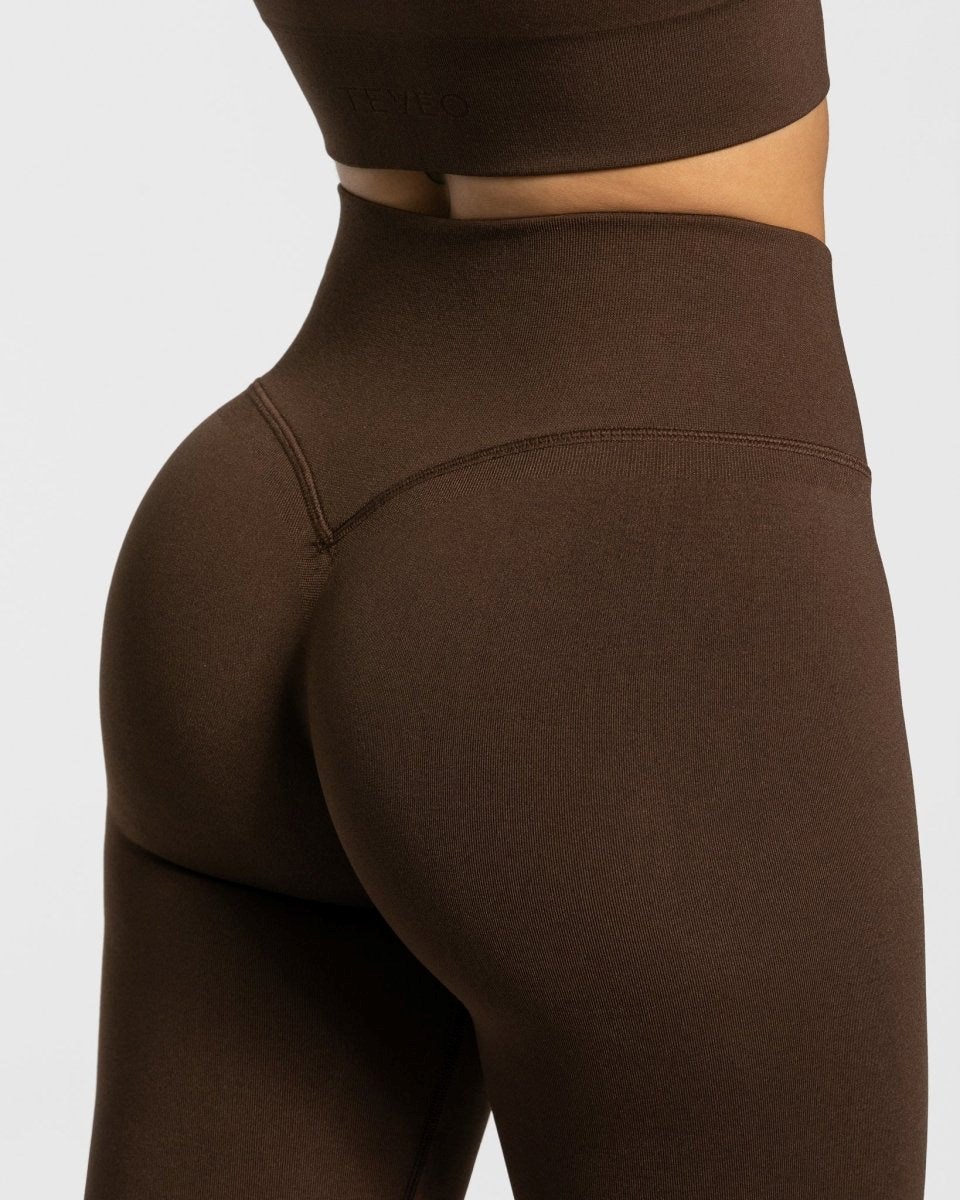 TEVEO Sassy Slit Leggings Braun | 206951-NVG