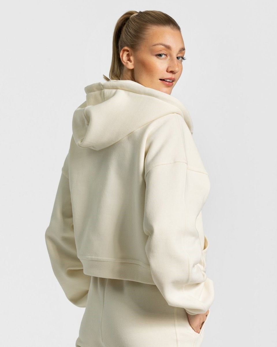 TEVEO Sassy Zip Hoodie Ivory | 364087-GNM