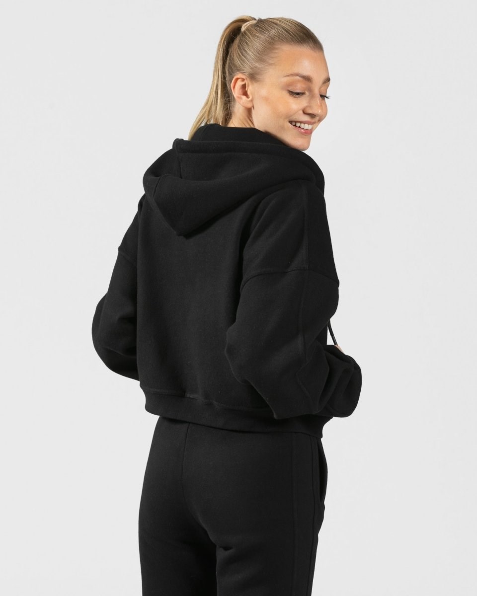 TEVEO Sassy Zip Hoodie Čierne | 731908-WGR