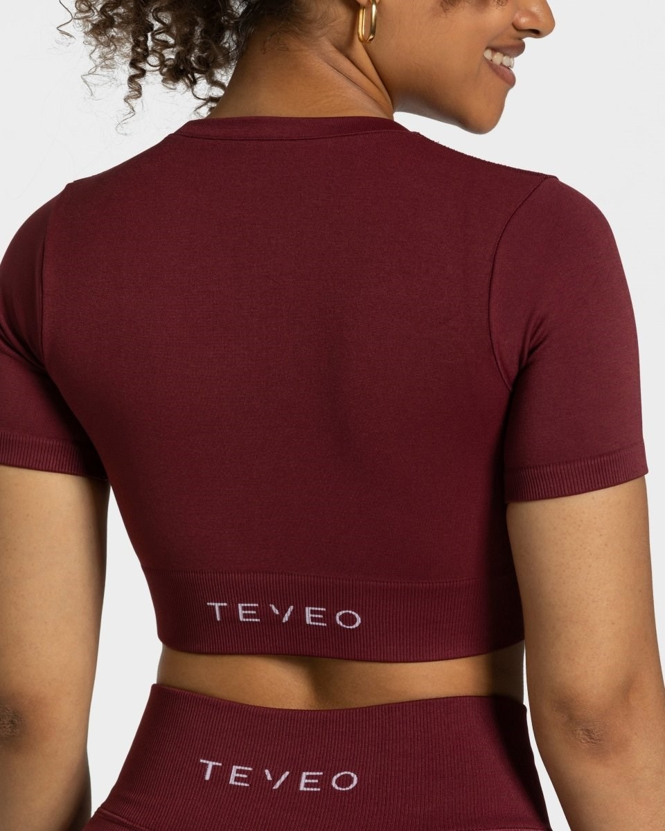 TEVEO Sensation Crop Top Červené | 180539-BGU