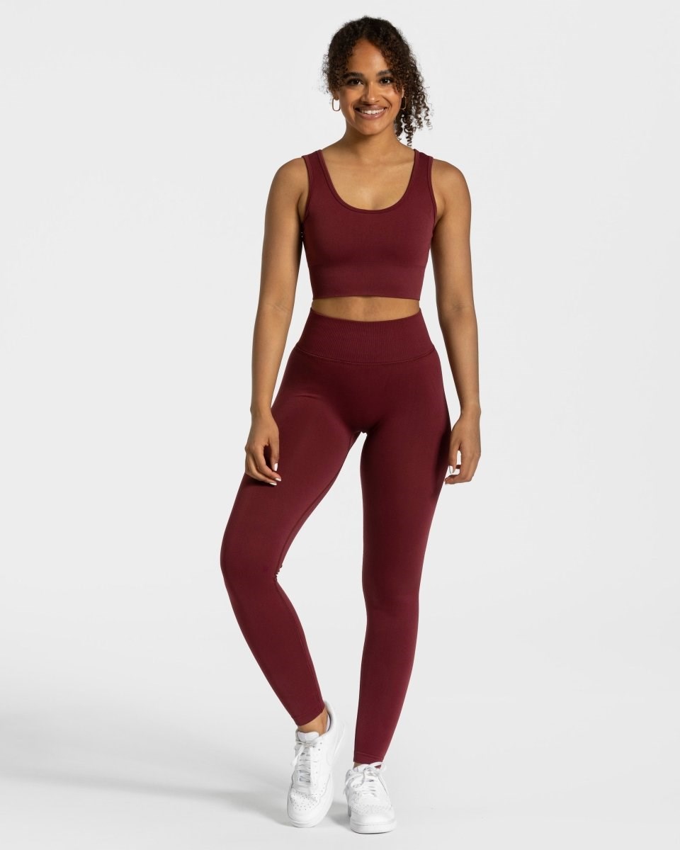 TEVEO Sensation Leggings Červené | 536907-MGN