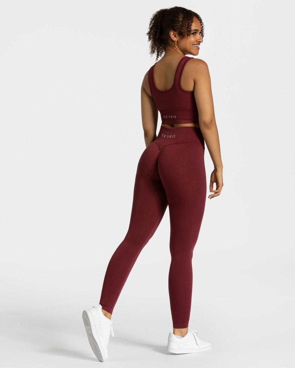 TEVEO Sensation Leggings Červené | 536907-MGN