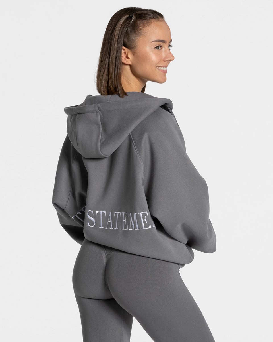 TEVEO Statement Oversized Jackets Graphit | 478269-FRY