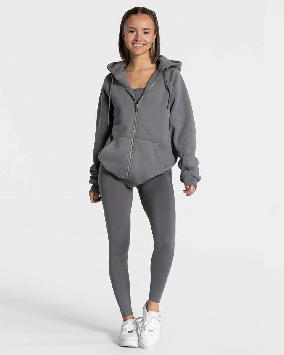 TEVEO Statement Oversized Jackets Graphit | 478269-FRY