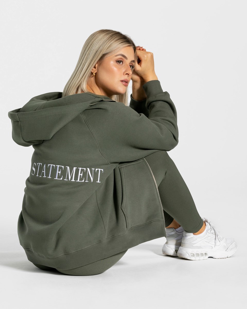 TEVEO Statement Oversized Jackets Hnedožltý | 142037-FGW