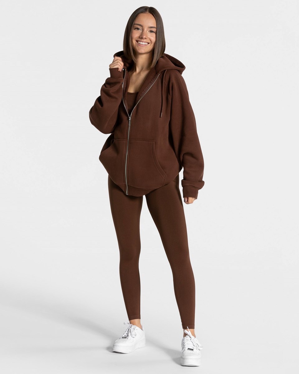 TEVEO Statement Oversized Jackets Kaffee | 491367-AYH