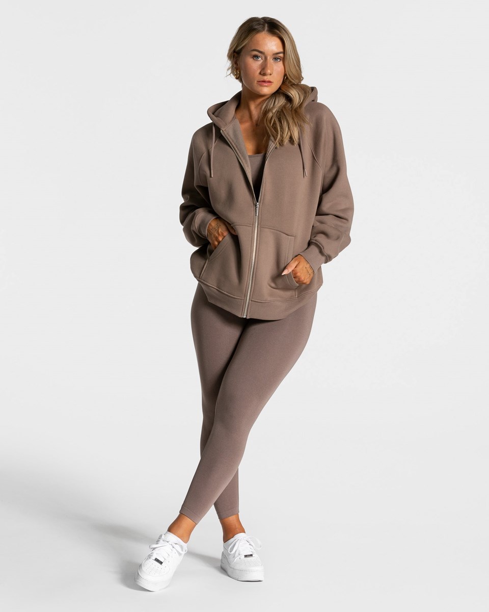 TEVEO Statement Oversized Jackets Mokka | 892045-JPZ