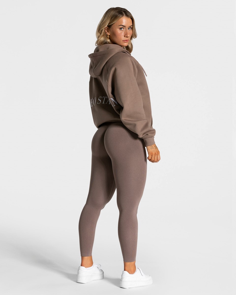 TEVEO Statement Oversized Jackets Mokka | 892045-JPZ