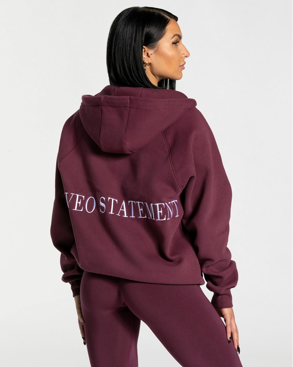TEVEO Statement Oversized Jackets Pflaume | 926358-IAH