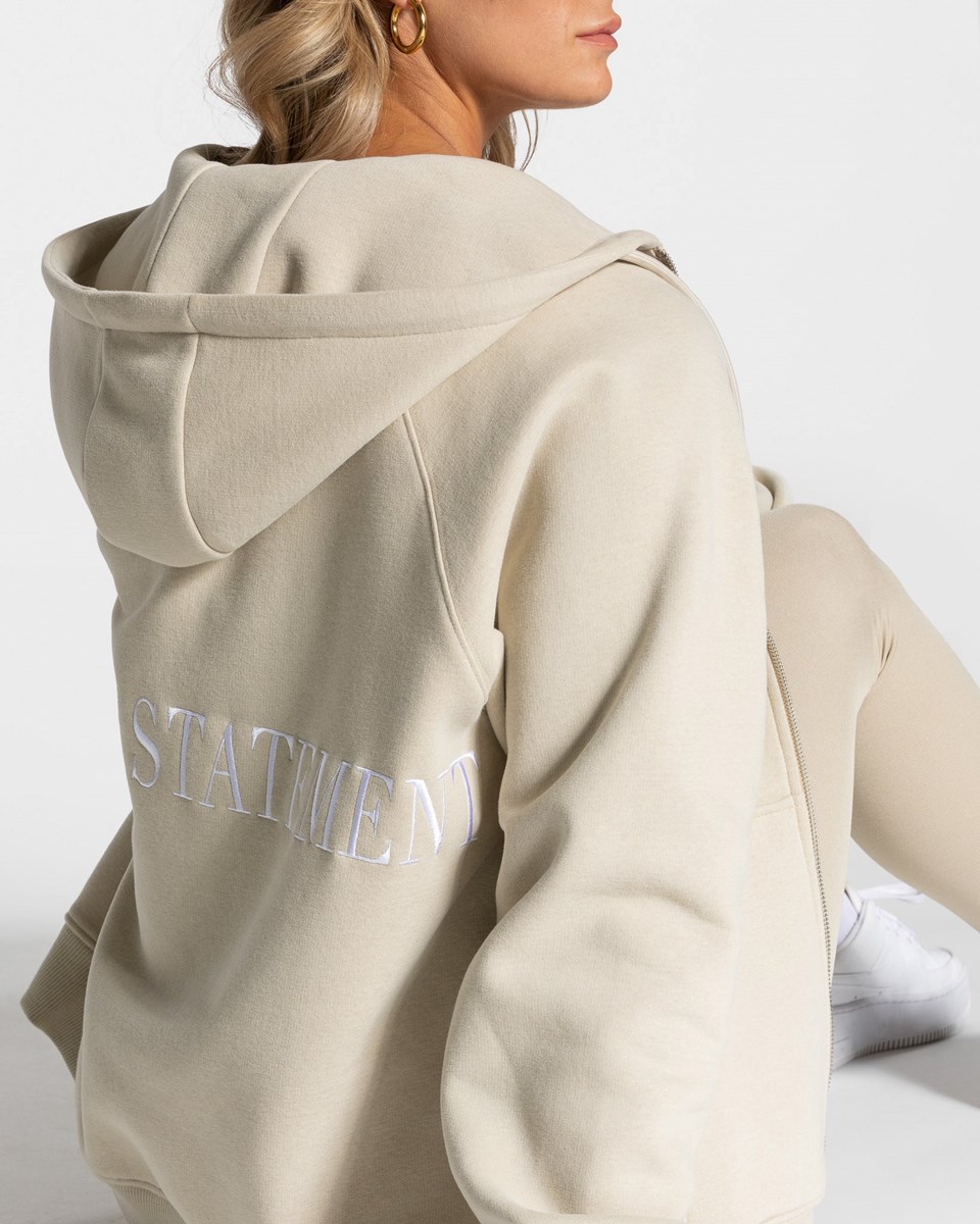 TEVEO Statement Oversized Jackets Sand | 145829-NWD