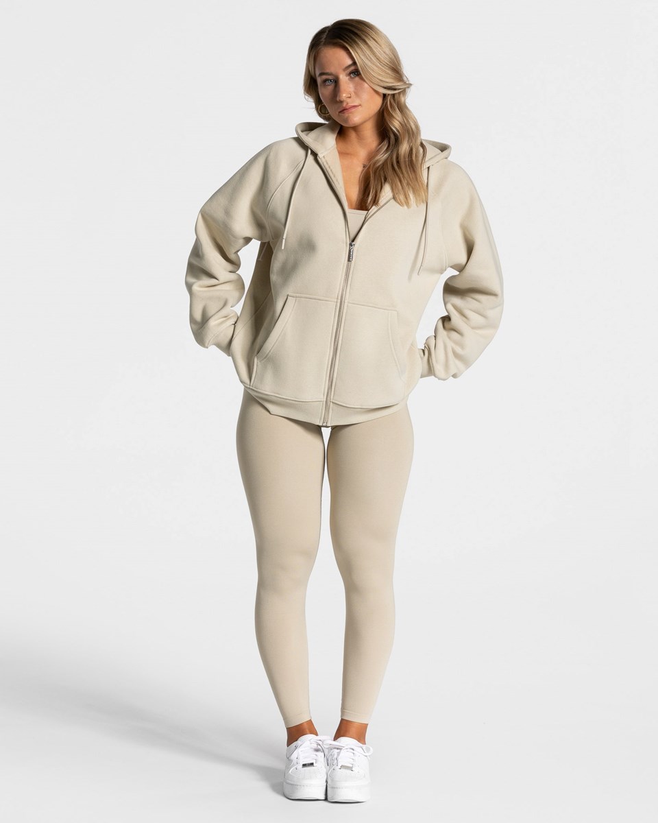 TEVEO Statement Oversized Jackets Sand | 145829-NWD