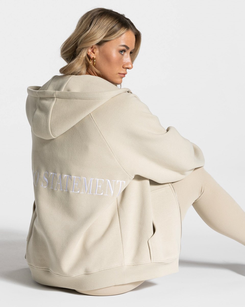 TEVEO Statement Oversized Jackets Sand | 145829-NWD