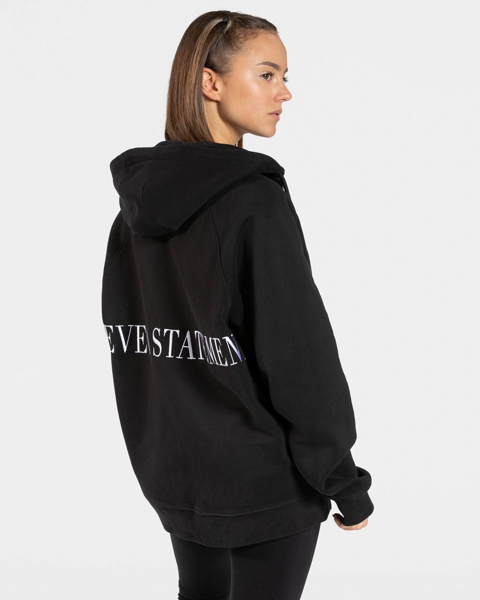 TEVEO Statement Oversized Jackets Čierne | 547318-VQH