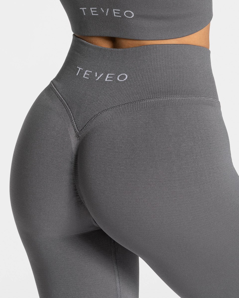 TEVEO Statement Scrunch Leggings Graphit | 401765-HXE