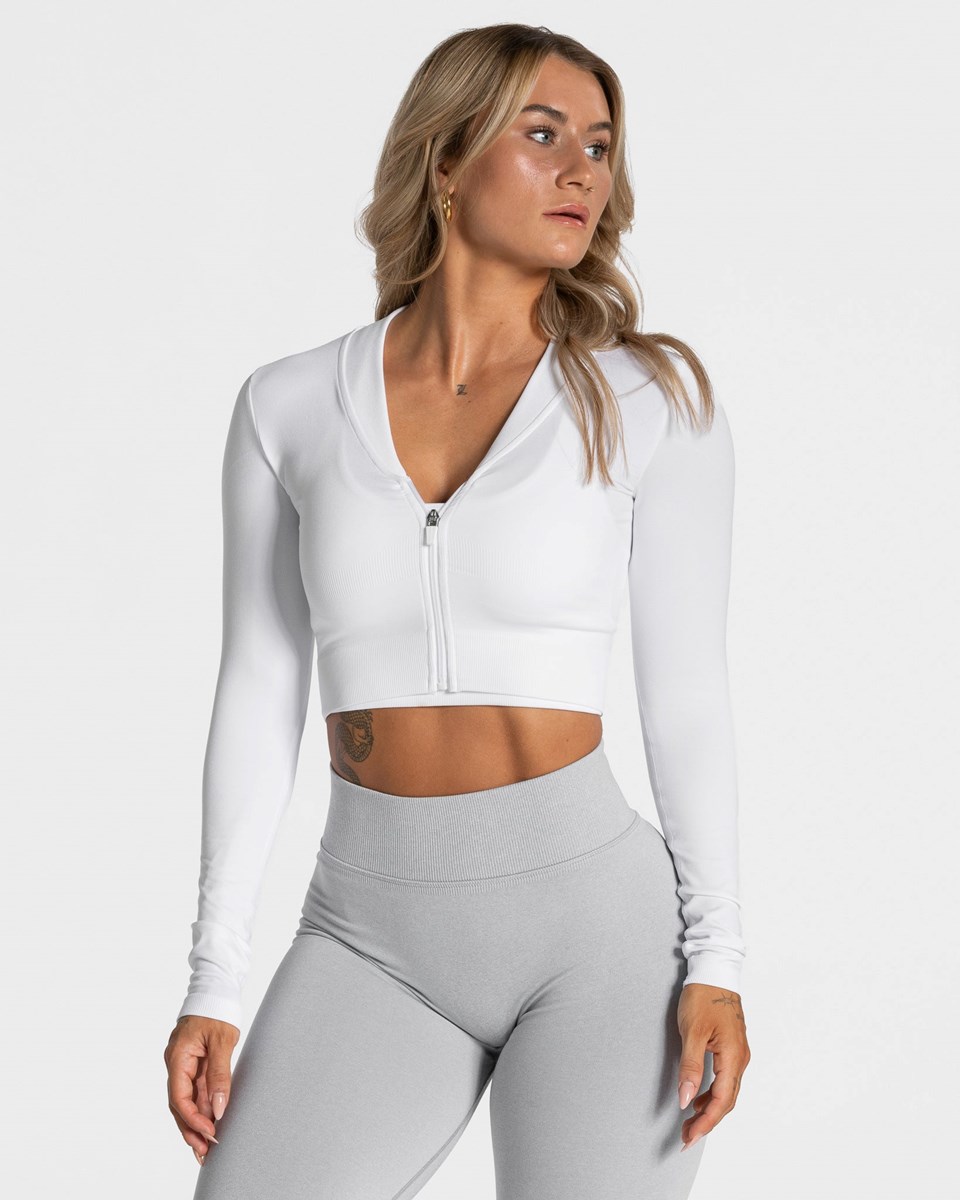 TEVEO Statement Zip Jackets Biele | 203986-KAT