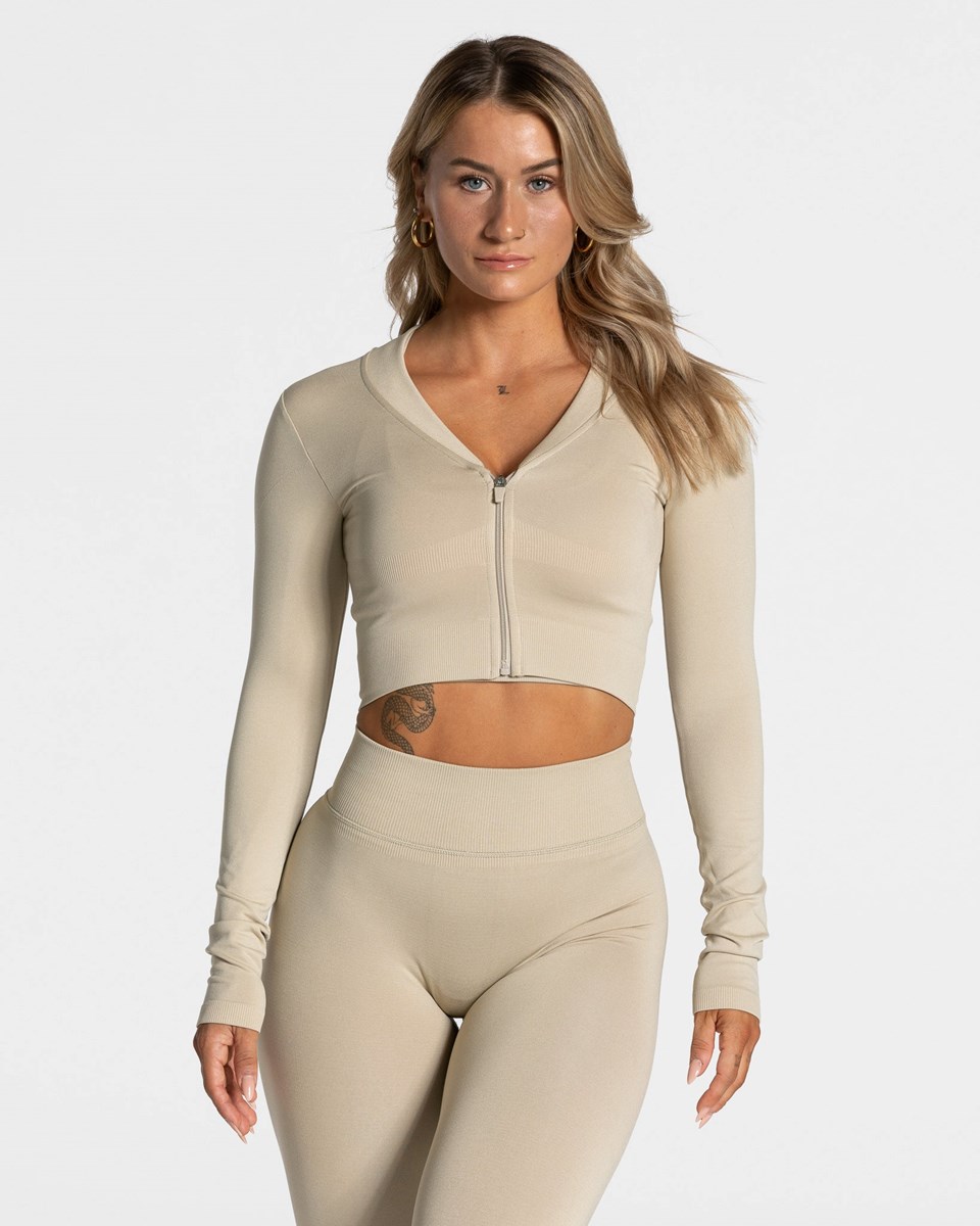 TEVEO Statement Zip Jackets Sand | 709328-SIH