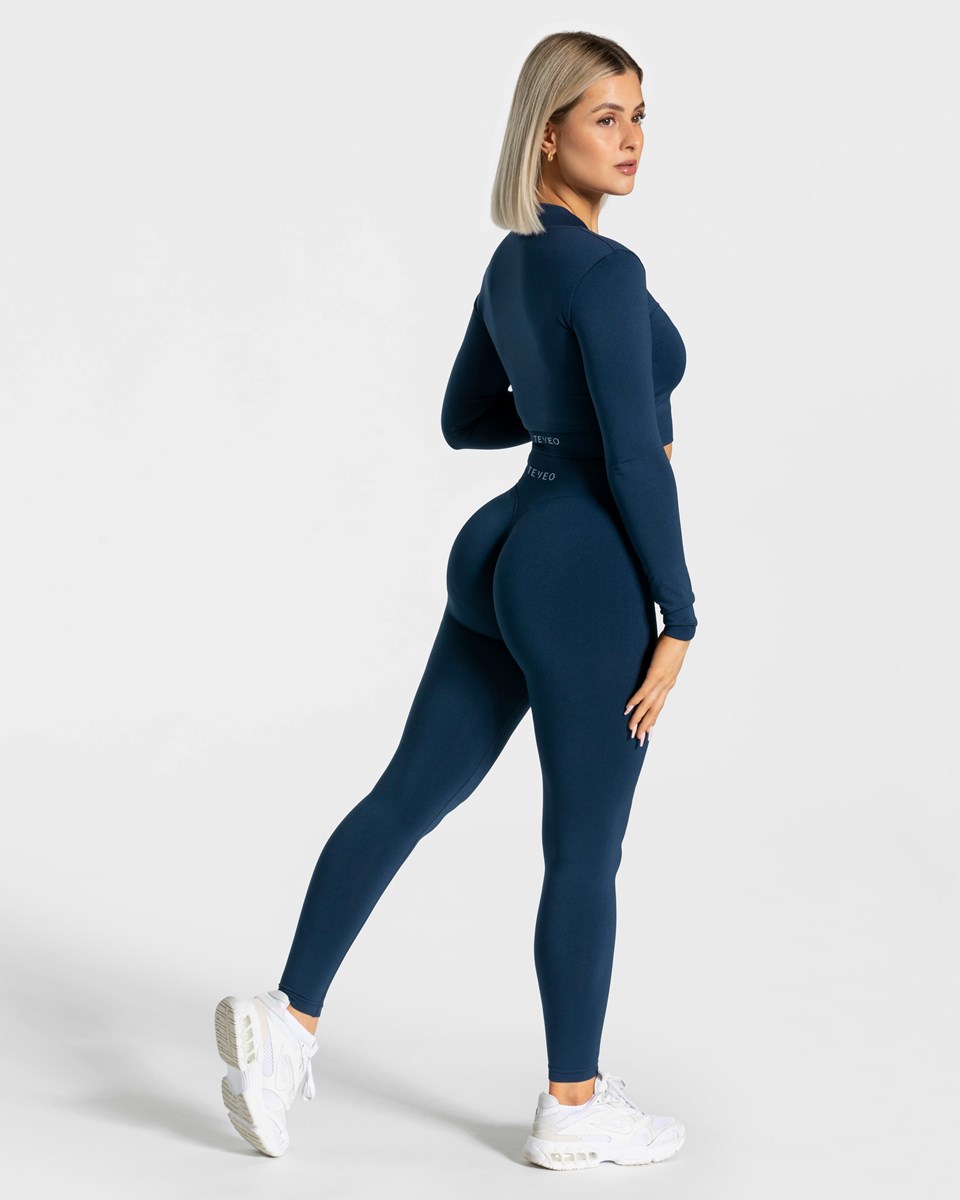 TEVEO Statement Zip Jackets Tmavo Modre | 958231-ZIT